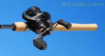 High-End Vertikalrute VERTICAL STAR aus 40 T Carbon, Länge: 186,5 Zentimeter, von Lucky Lures